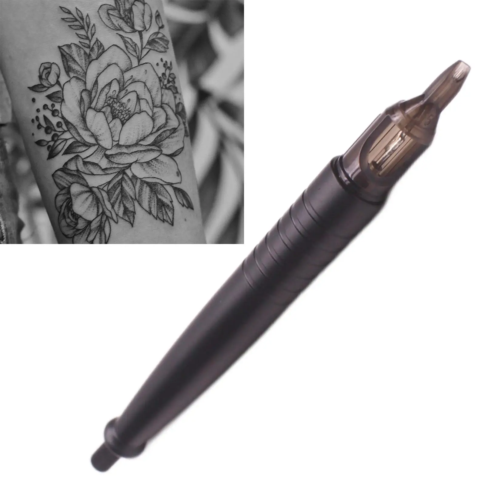 Tattoo Hand Poke Pen Stick Poke Pen Cartridges Pen Tattoo Accessoires Supplies Aluminum Alloy DIY Tool for Tattoo Artist Home