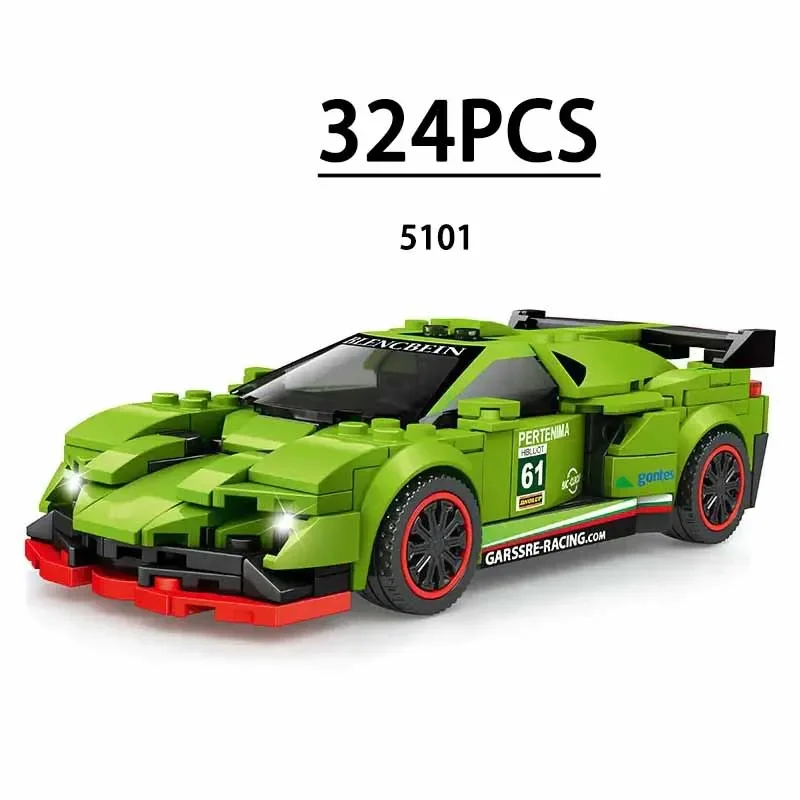 MOC-строительные блоки игрушки наклейки F1 8 сеток автомобильные подарочные