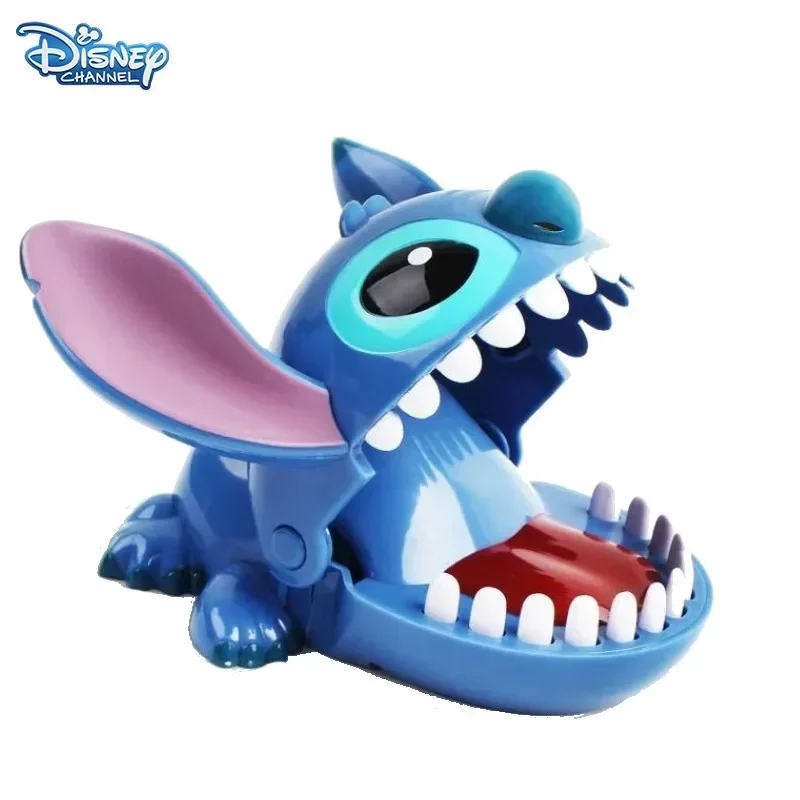 Новые 15 см Disney Stich Bite Finger Figures Stitch Dentist Push Teeth Забавная игровая модель игрушки