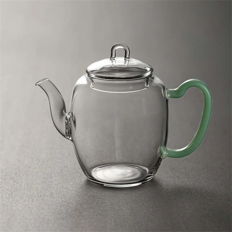 

Japanese-style Glass Teapot Small Capacity Handle Transparent Kung Fu Tea Pot With Filter Tea Kettle Exquisite Mini 240ml