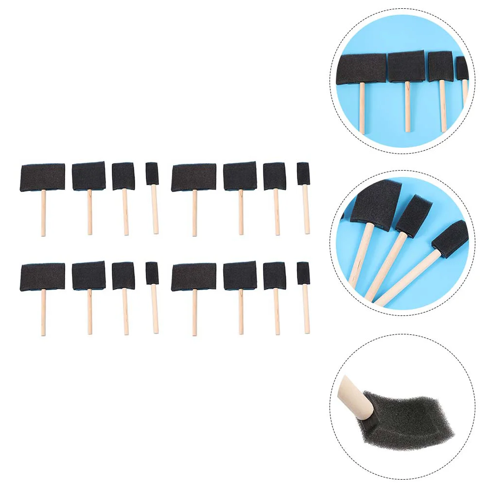 

16 шт., Детские губчатые кисти для рисования