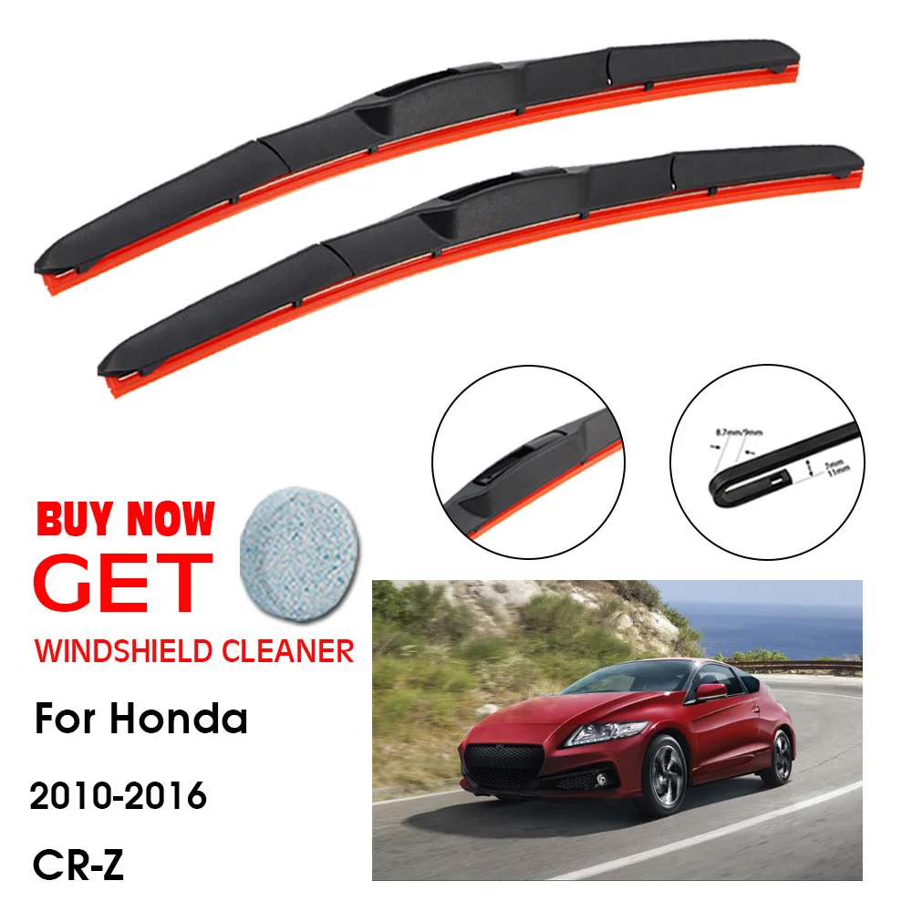 

Car Wiper For Honda CR-Z 26"+20" 2010-2016 Front Window Washer Windscreen Windshield Silica Gel Wiper Blades Accessorie