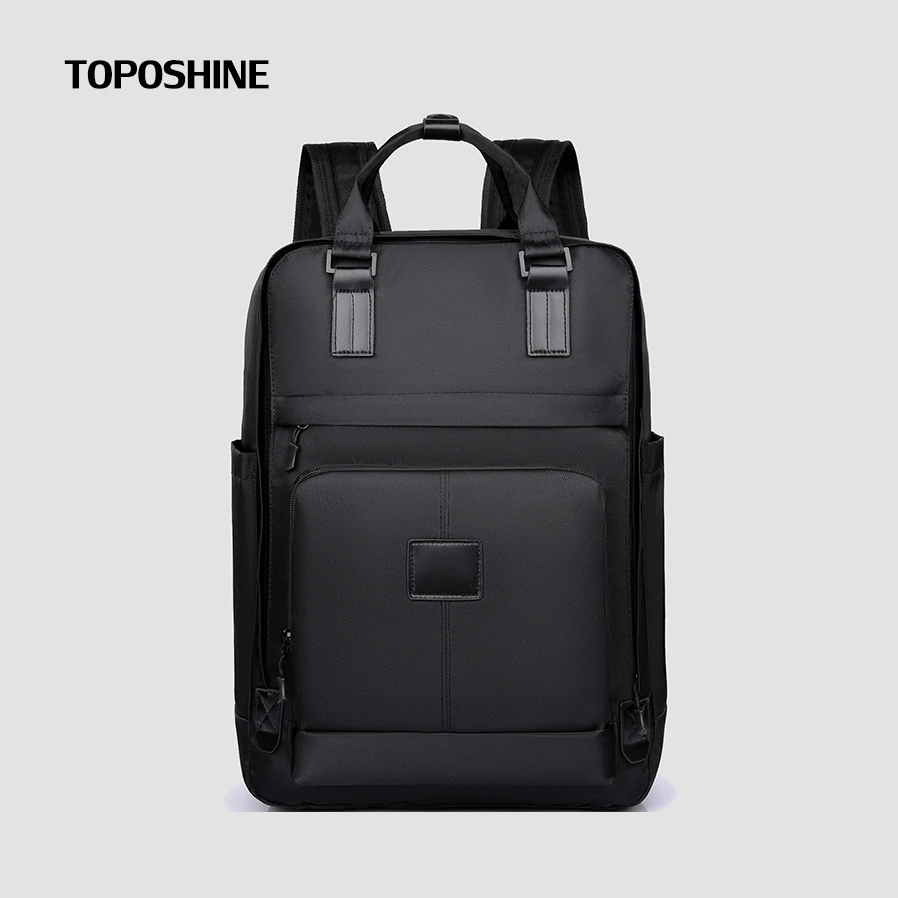 Фото Многофункциональный деловой рюкзак Toposhine, стильный нейлоновый рюкзак для ноутбука с несколькими карманами, прочная дорожная рабочая сумка для поездок на работу №1