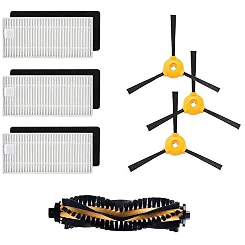 

Сменный комплект Для ECOVACS DEEBOT N79, N79S Series 3 фильтра, 3 боковых щетки, 1 основная щетка