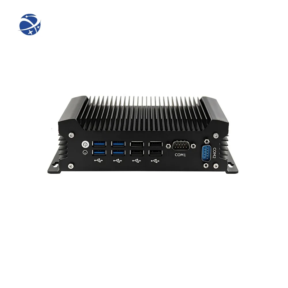 Мини-ПК без вентилятора i7 2lan 4usb3.0 поддержка 2com rs232 rs485 ddr4