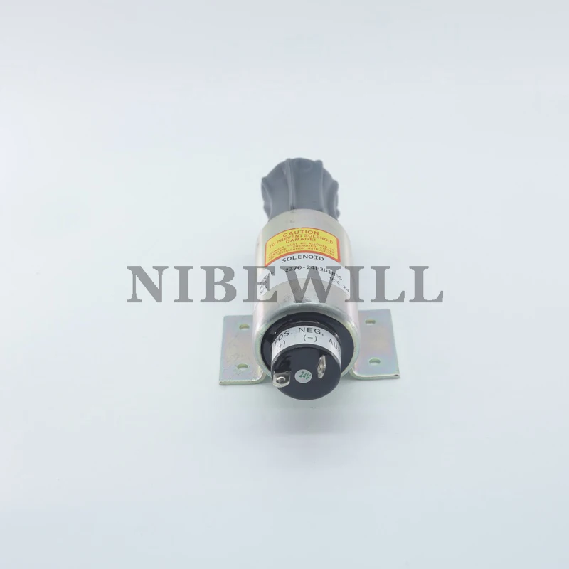 Фото Электромагнитный клапан остановки двигателя 2370-24E2U1B5S 24В для Mitsubishi S16R S12N S12H S12A №1