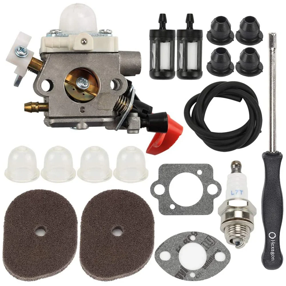 

C1M-S267A FS56RC Carburetor Kit for FS40 FS50 FS56 FS70 FC56 FC70 HT56 KN56 KM56 Trimmer