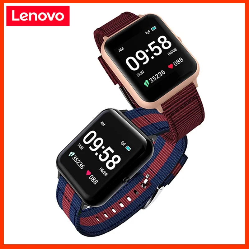 

Lenovo S2 Smart Watch 1.4" Touch Screen IP67 Waterproof Smartwatches Men Thermometer Heart Rate Monitor Fitness Tracker Watches