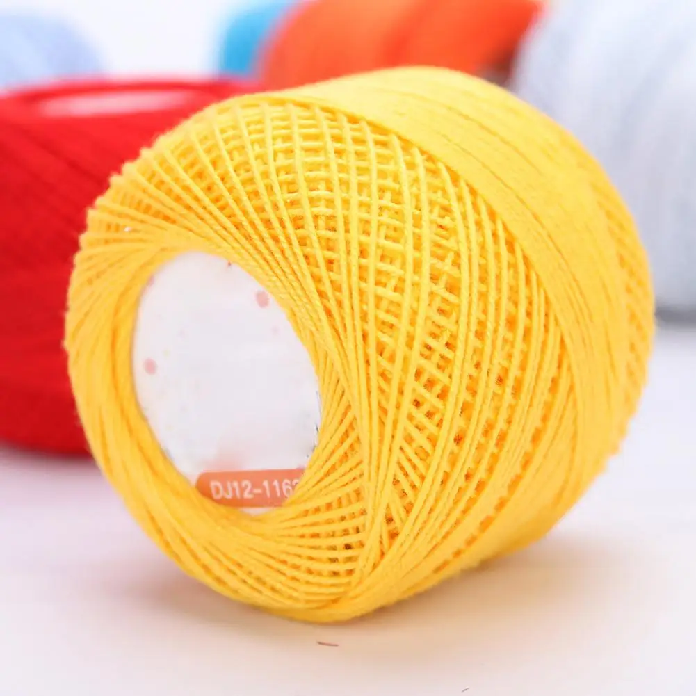 12 шт./пакет вязальная нить группа ярких цветных хлопковых ниток вязальных ручной