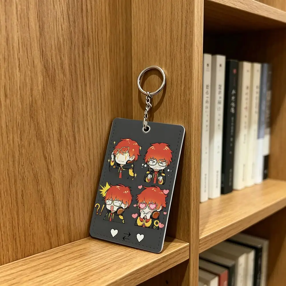 Фото Брелок-держатель для карт и бейджей Mystic Messenger 707 Luciel, шнурок-лариат для ключей, аксессуары, подарок №3