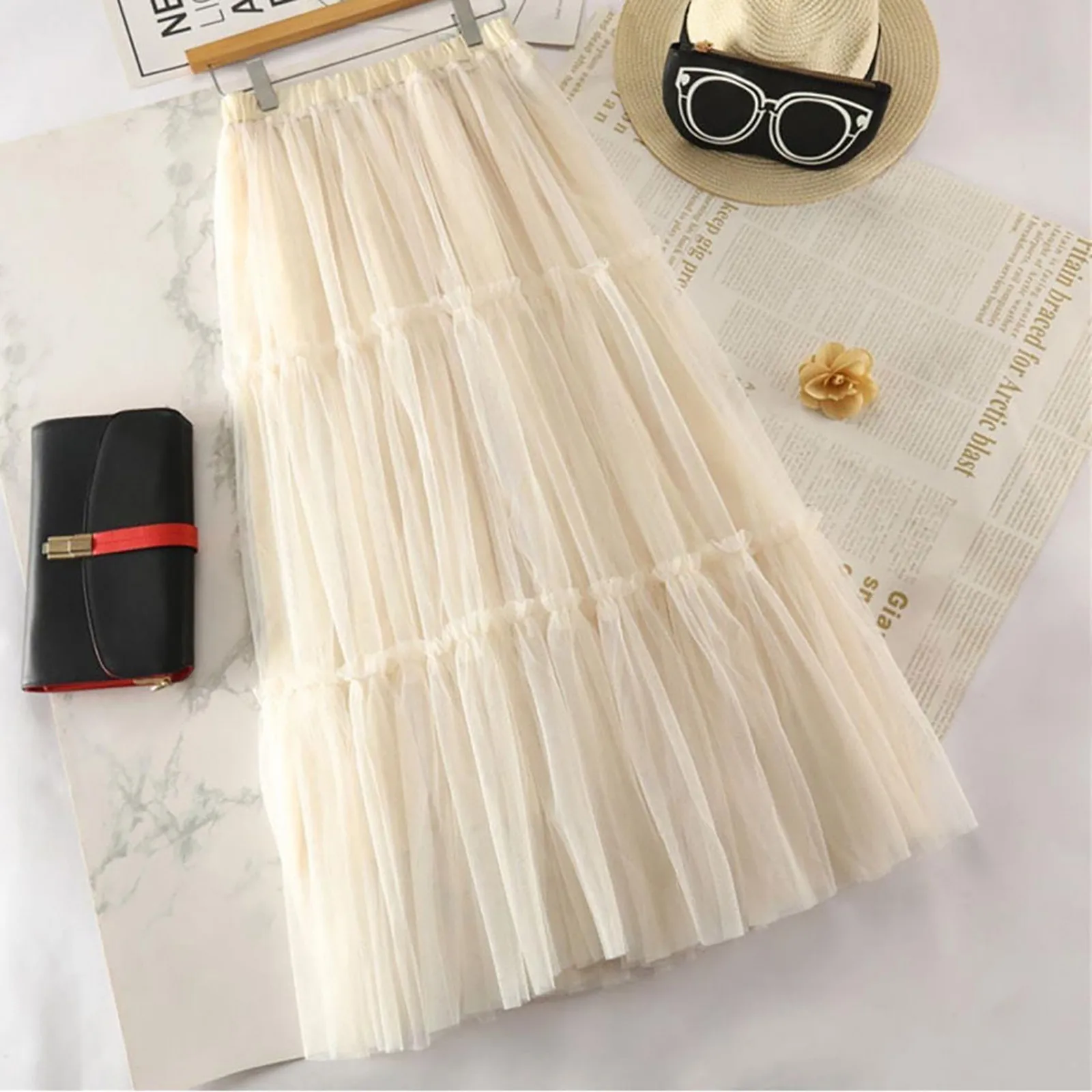 Женская юбка-пачка с завышенной талией