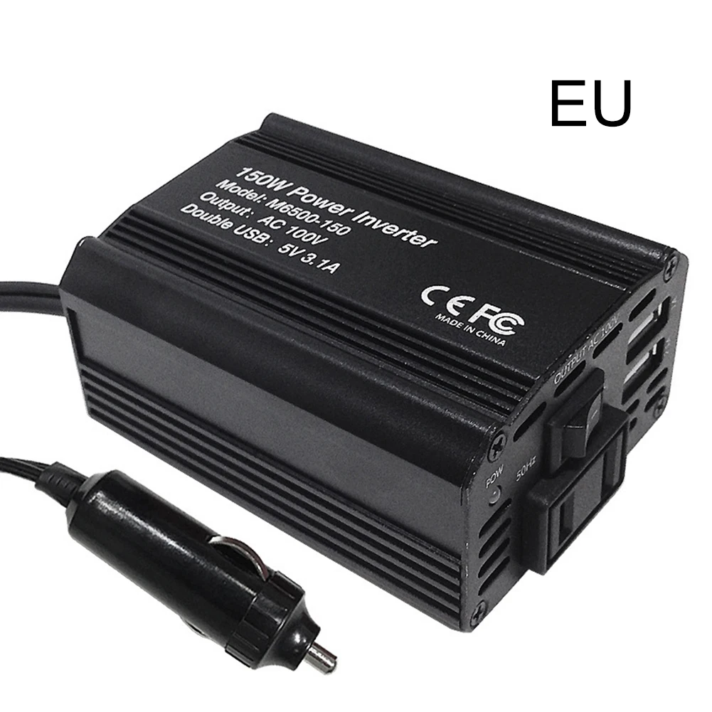 

150w Car Inverter 12v To 110v220v Car Inverter Power Converter Booster Car Power Inverter For Camping Outdoor Vacation Road Trip