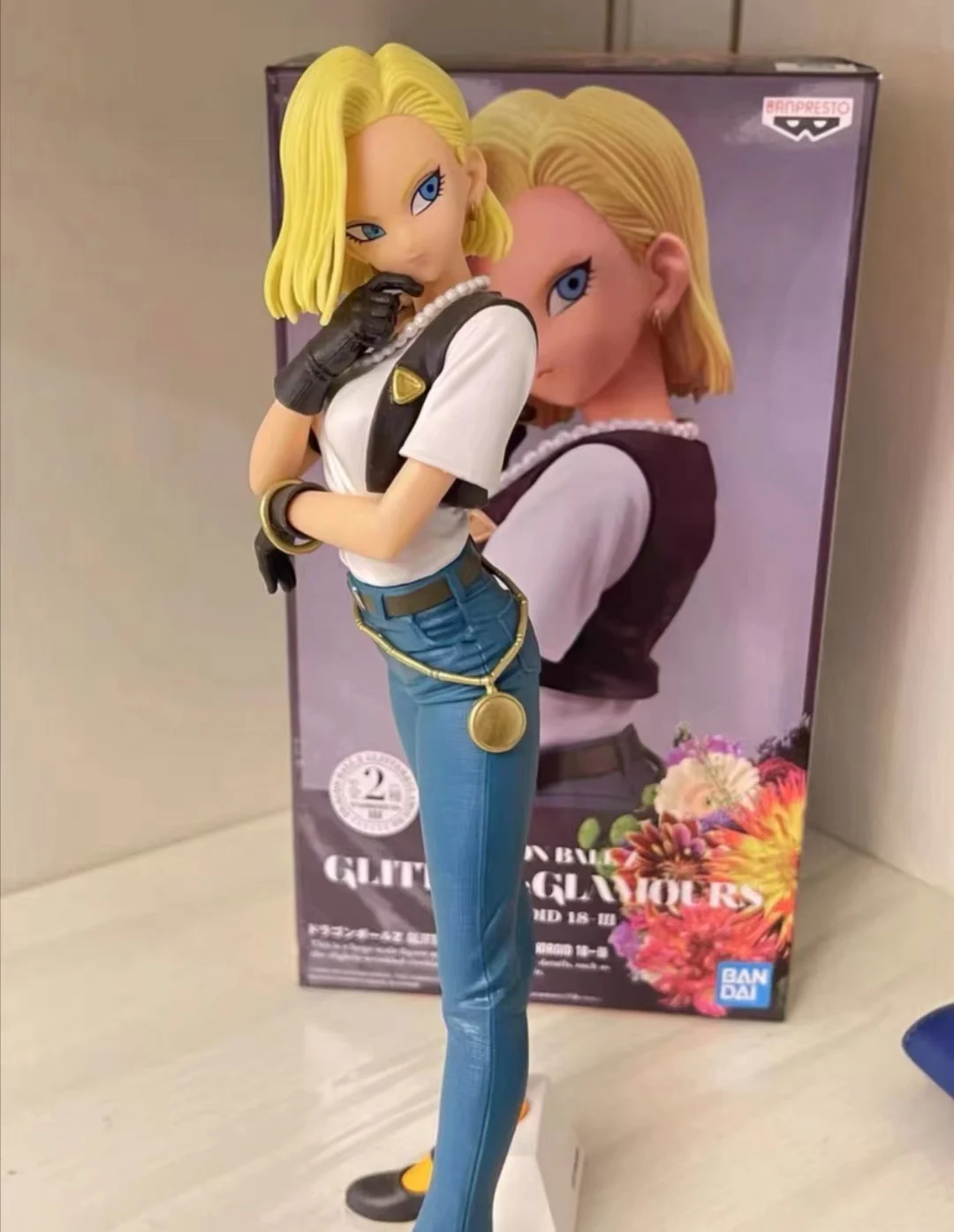 

In Stock 100% Original Banpresto GLITTER & GLAMOURS Android 18 III Ver A PVC Action Figure Boxed Model Collection Model Toys