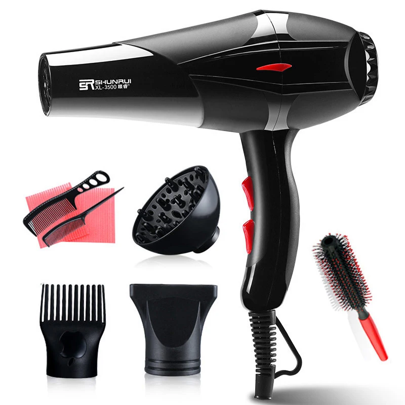 Professional Hair Dryer for Hairdressing Barber Salon Tools Strong Power Blow Dryer Hairdryer Fan 3200W/1400W 220-240V enlarge
