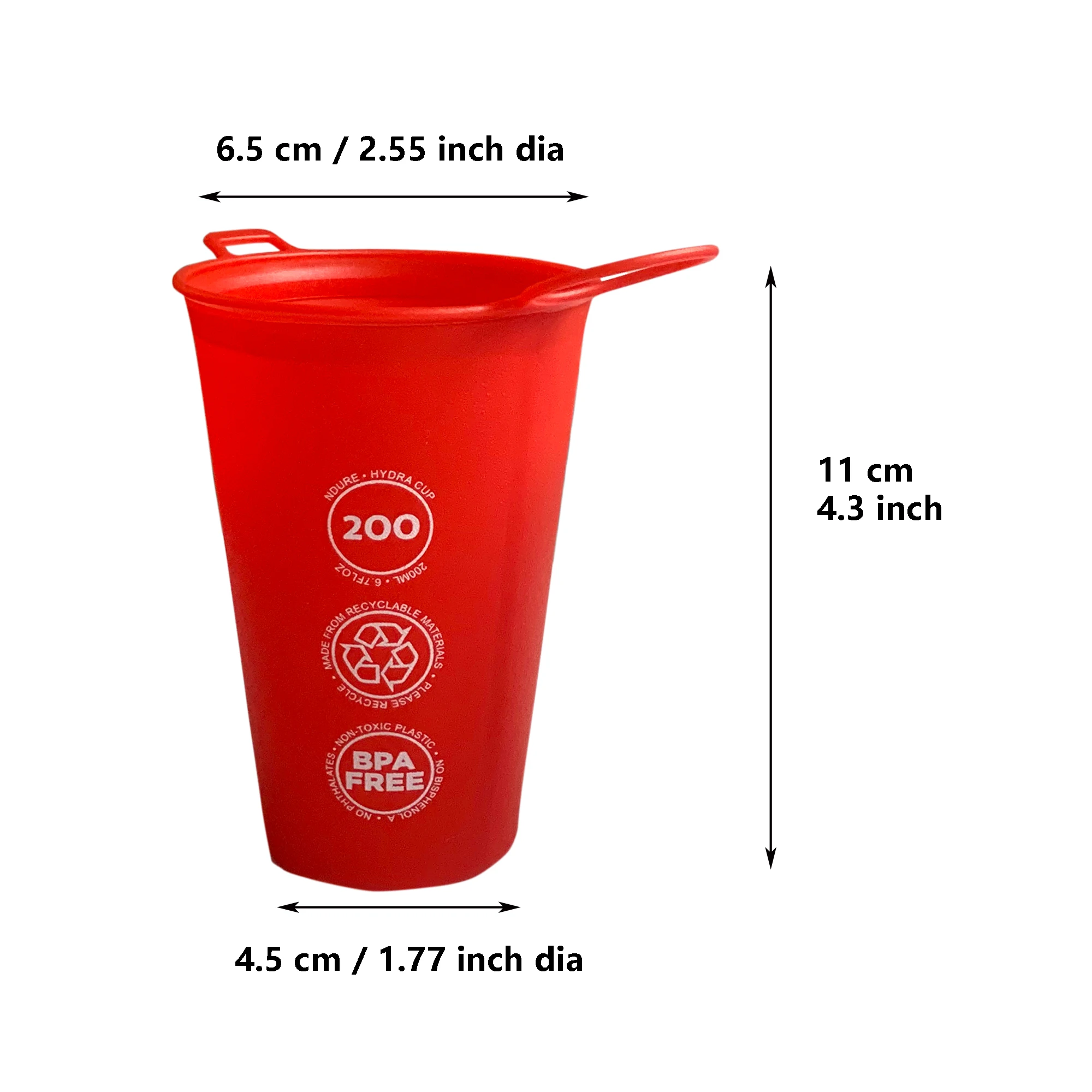 Складная чашка AXEN 200 мл зелёная