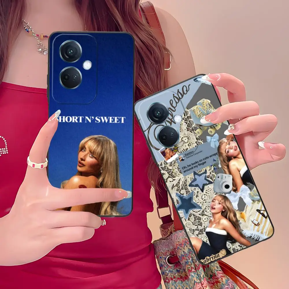 Фото Чехол для телефона Sabrina Carpenter для OPPO Reno 14 13 12 11 10 9 8 7 6 5 F T Pro 5G, мягкий противоударный чехол из ТПУ №2