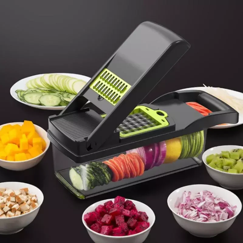 

7in1 Vegetable Cutter Slicer Dicer Nicer Vegetable Fruit Peeler Ginger Chopper Shredders Cheese Grater Onion Cutter Kitchen Tool