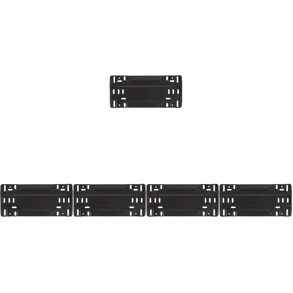 

5 шт., держатель для автомобильного номерного знака, из нержавеющей стали