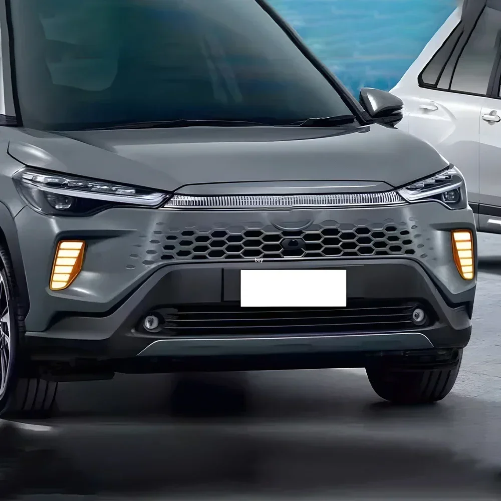 Фото Автоматическая сборка DRL для Toyota Corolla Cross 2024, обновленный передний бампер, светодиодные динамические дневные ходовые огни, автомобильные аксессуары №2