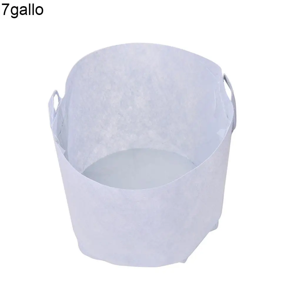 

Нетканая сумка для выращивания растений, Рабочая емкость, сумка для растений, контейнер для корней 5 размеров, белые круглые тканевые горшки...