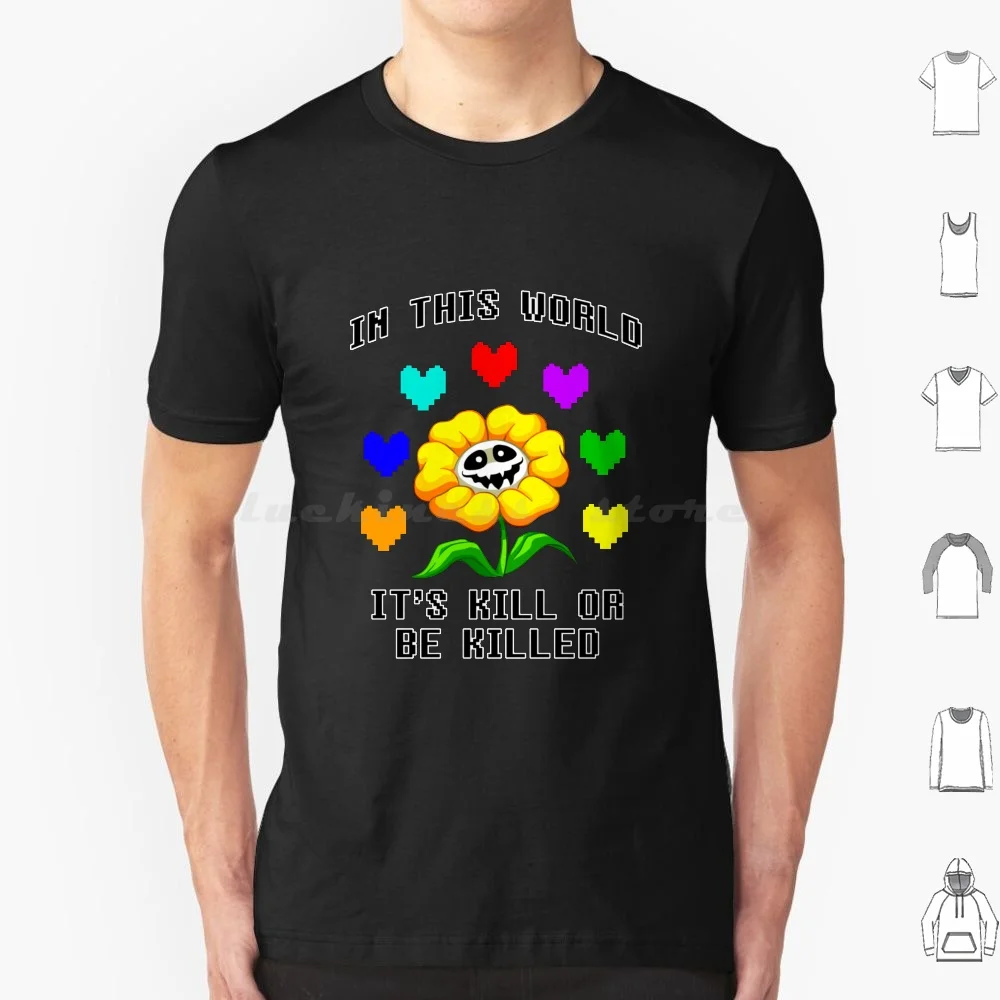 В этом мире. .. Хлопковая футболка 6xl, крутая футболка Undertale, игра Undertale, Flowey, цветок Flowey, цветок, Undertale В этом мире. .. Хлопковая футболка 6xl, крутая футболка Undertale, игра Undertale, Flowey, цветок Flowey, цветок, Undertale