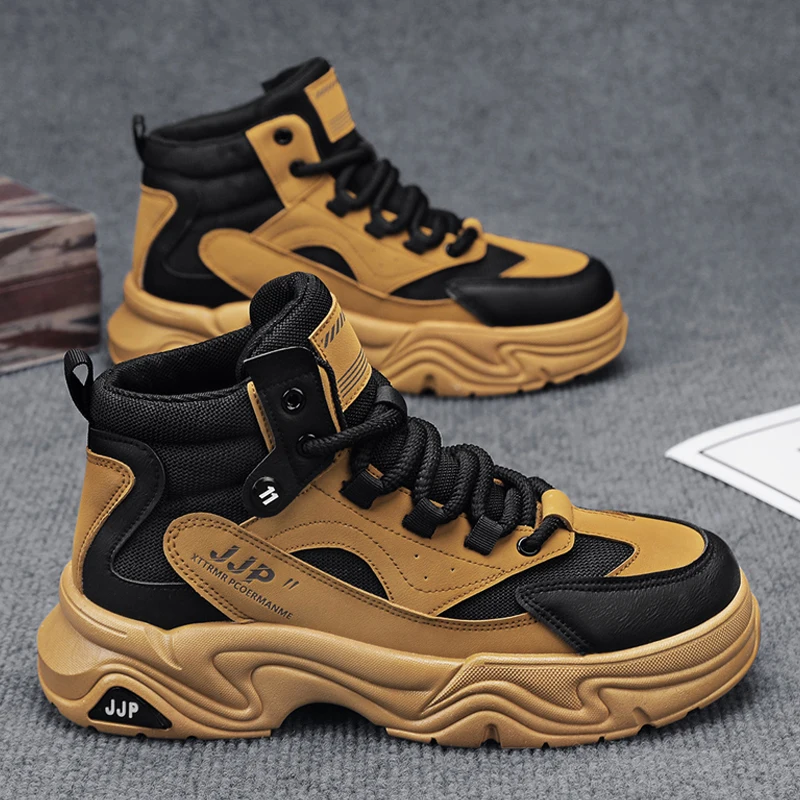 Мужские ботинки CYYTL зимняя повседневная обувь кожаные походные уличные