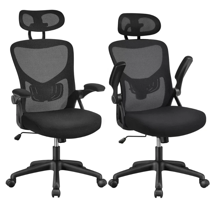 

Easyfashion Iron 28.5 in Active Chair, 300 lb. Capacity, Black