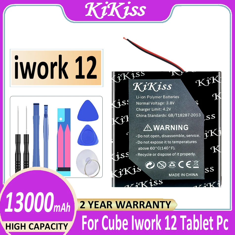 Оригинальный аккумулятор KiKiss iwork12 13000 мАч для Cube Iwork 12 Tablet PC Bateria