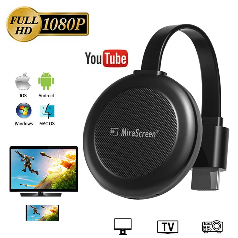

1080P TV Stick G38 2,4G 5G WiFi беспроводной Miracast HDMI-совместимый дисплей Dongle приемник с DLNA для IOS Android