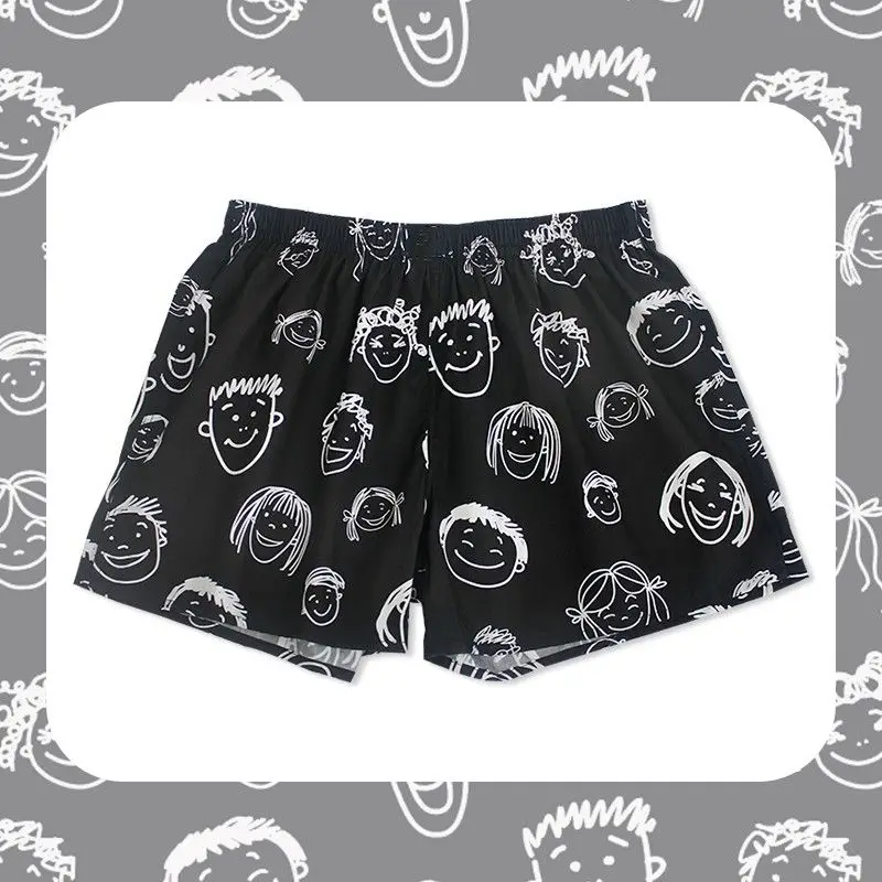 Summer Women's Stretchy Pajama Pants Plus Size Pool Shorts, Kawai Novelty Underpants, Sleeping Pants for Unisex Adult &kids