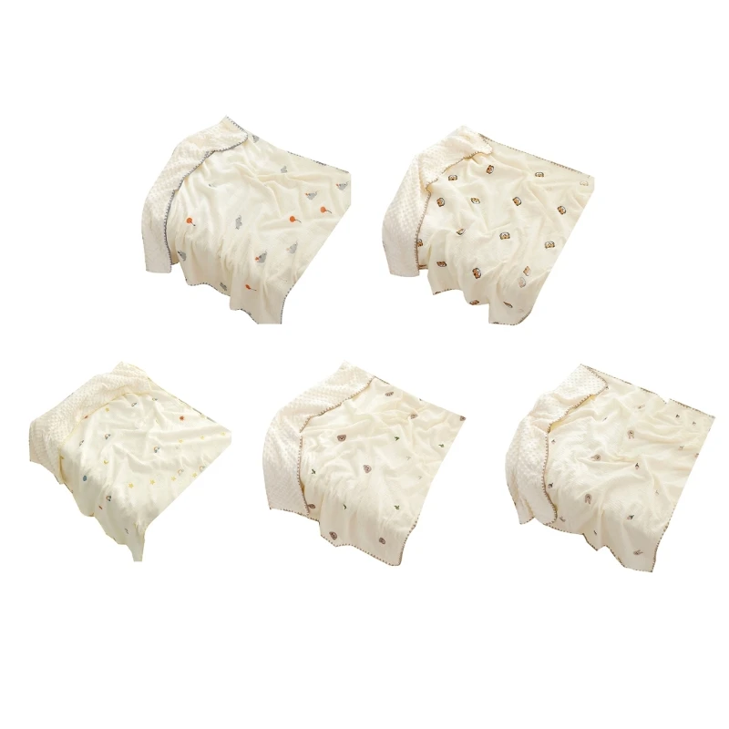 Baby Bedding Swaddles Wrap With Dotted Backing