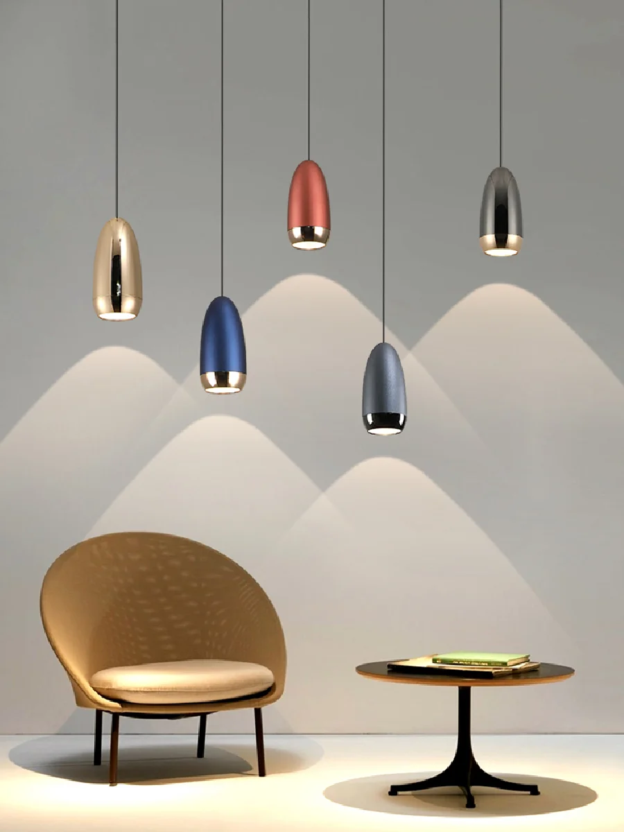 

Маленькая прикроватная Люстра для спальни, современный минималистичный барный стол, лампа для ресторана, с регулировкой по росту, сетчатые ...