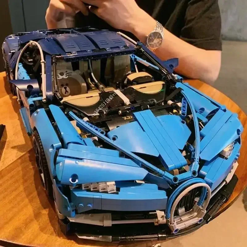 Супер гоночный автомобиль 1:8 статические строительные блоки для взрослых 42083s