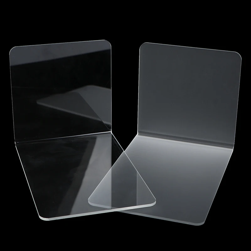 

Простой Настольный органайзер для книг, настольный держатель для книг, акриловые прозрачные матовые подставки для книг, школьные канцелярс...