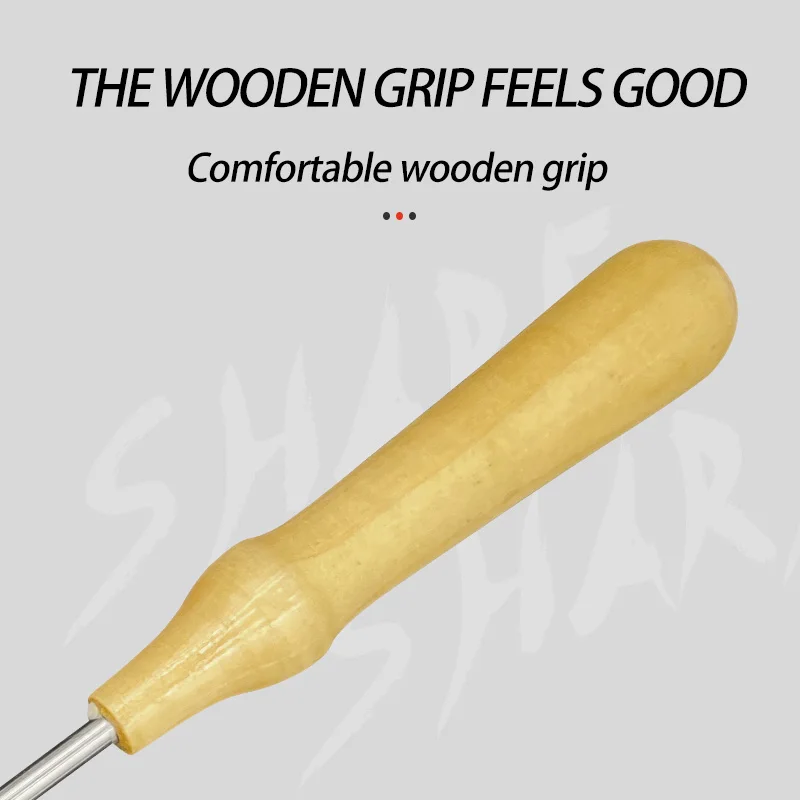 Приманка-креветка из нержавеющей стали с 2 отверстиями