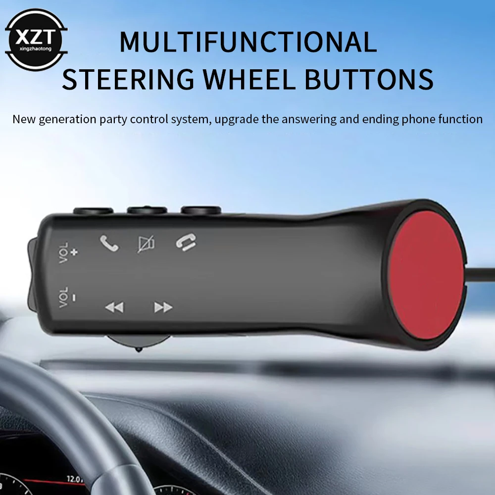 

Car Steering Wheel Control Button for Car Radio DVD GPS Multimedia Navigation Head Unit Remote Control New Style