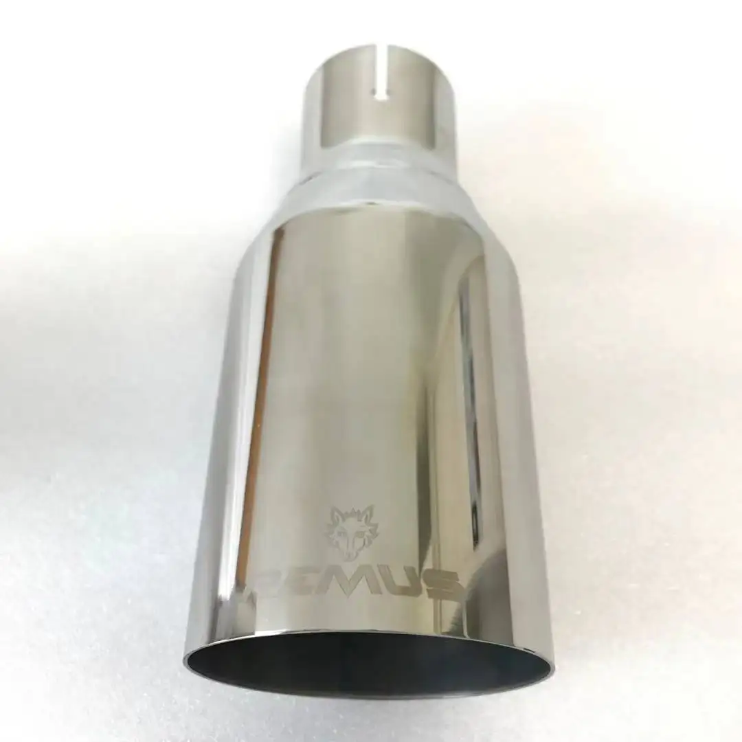 

Flat edge Stainless steel Universal Automobile exhaust pipe Muffler Car accessorie modification tip
