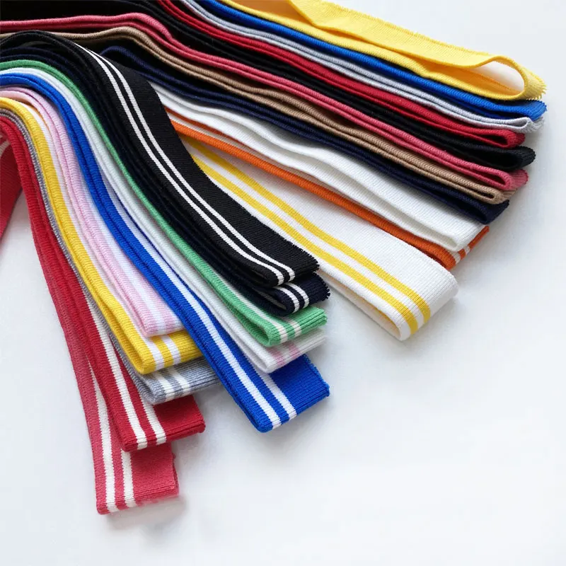 Эластичные трикотажные манжеты из хлопчатобумажной ткани в рубчик 3 5*80 см