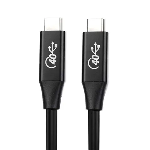 Кабель USB4 40 Гбит/с, 100 Вт, 8K, тип C, быстрая зарядка Thunderbolt 3 USB 4,0, кабель для передачи данных USB C к C для ноутбука