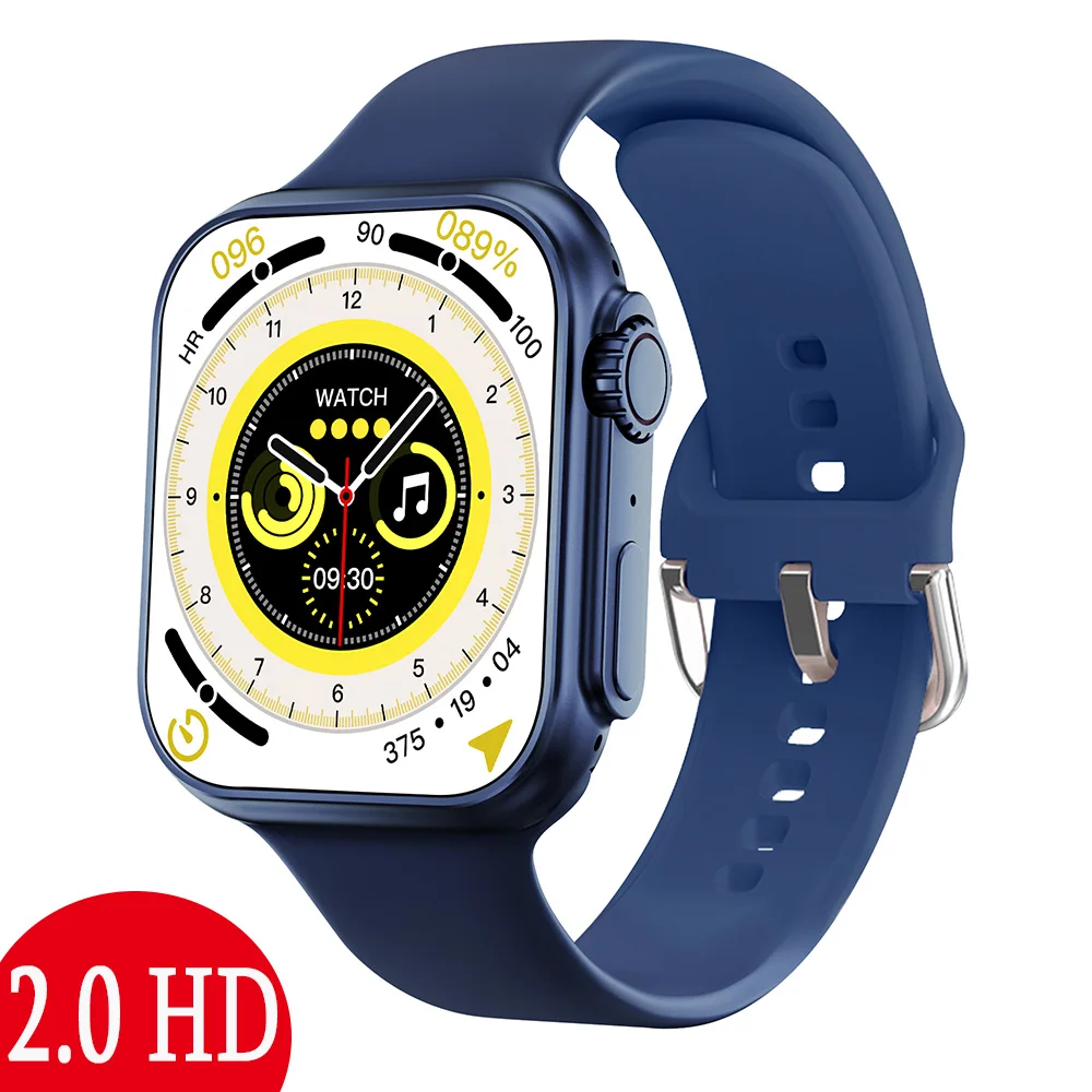 

Smart Watch Men NFC Sports Smartwatch NEW Wireless Charger Sports Bluetooth Call Custom Wallpaper 2.0 Inch For Android WS8 PLUS