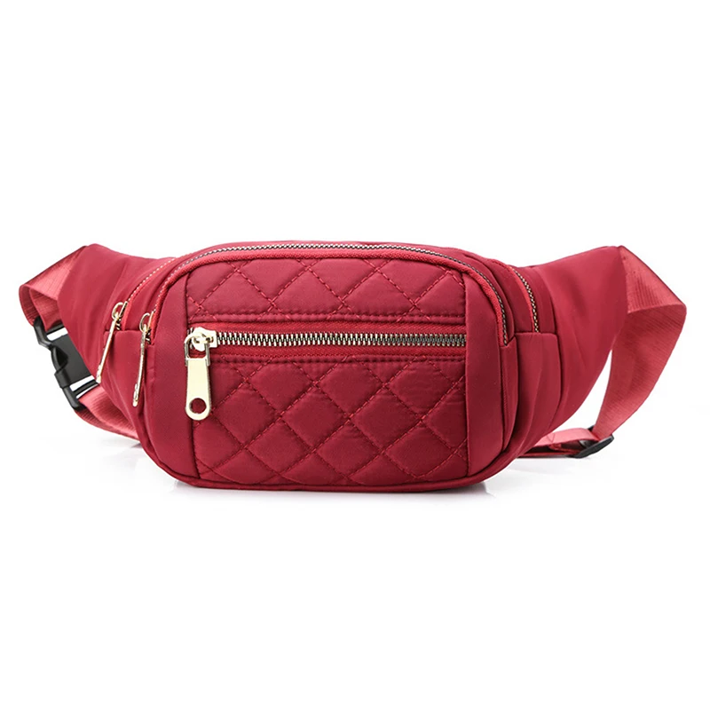 

Women's Waist Bag Oxford Cloth Waterproof Belt Bags Designer Crossbody Chest Bag Female Fashion Fanny Pack Banana Hip Purse