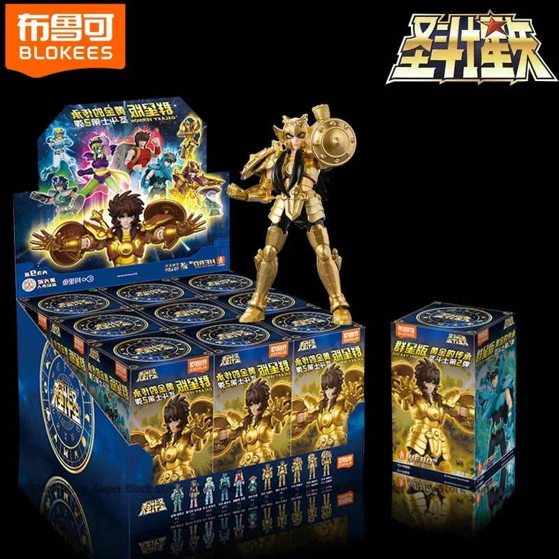 Фото BLOKEES Saint Seiya Star Edition 2nd Libra Dohko Aquarius Camus Scorpius Milo Draco Shiryu Cygnus Hyoga Сборные модели игрушек №1