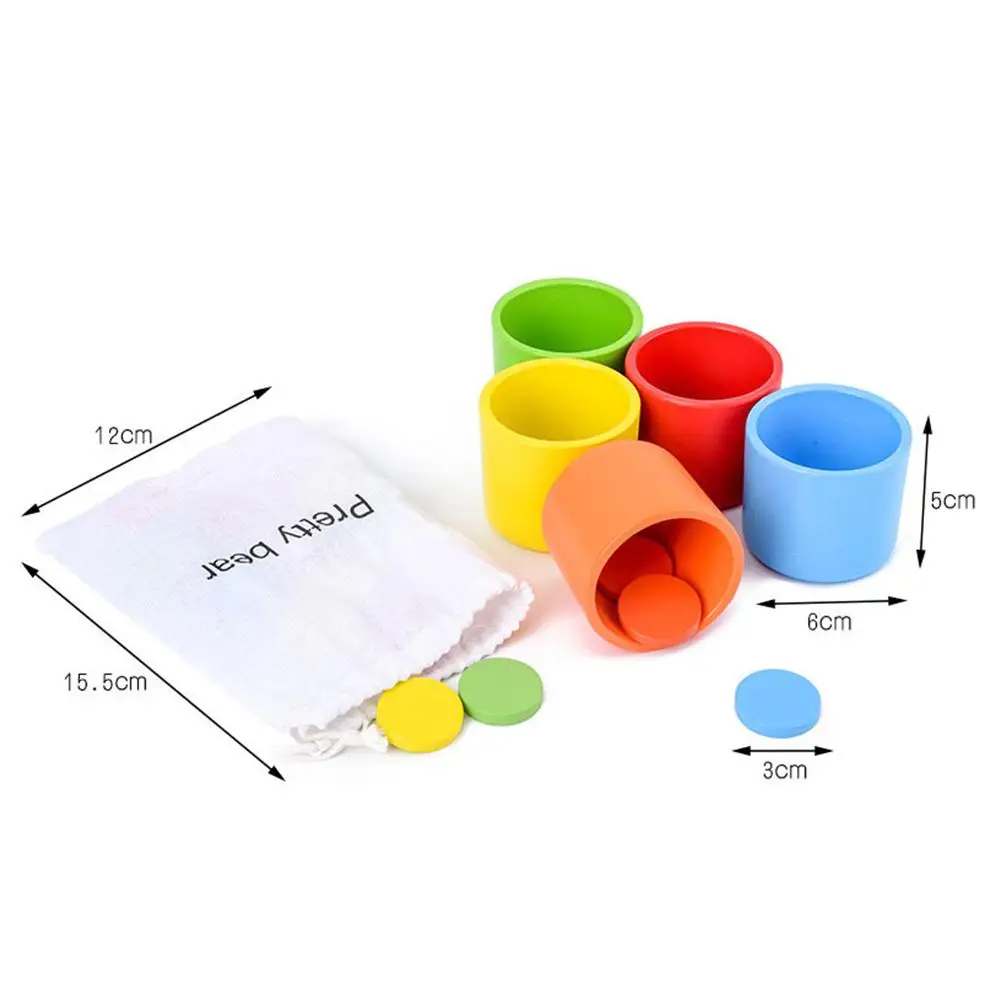 Деревянные цветные игрушки для классификации подходящие детей детская игра