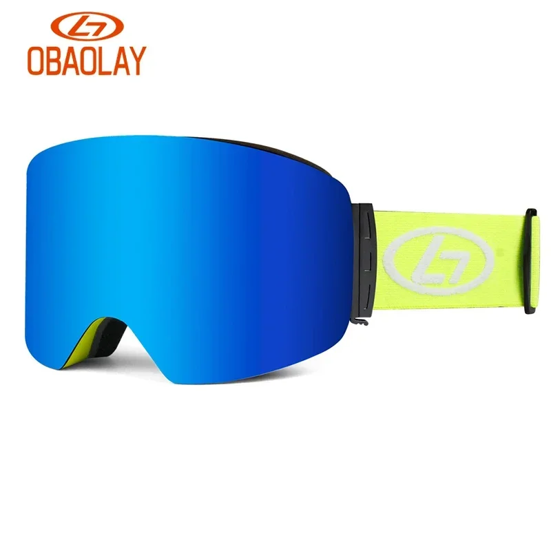 Мужские солнцезащитные очки OBAOLAY велосипедные с двойными линзами спортивные для