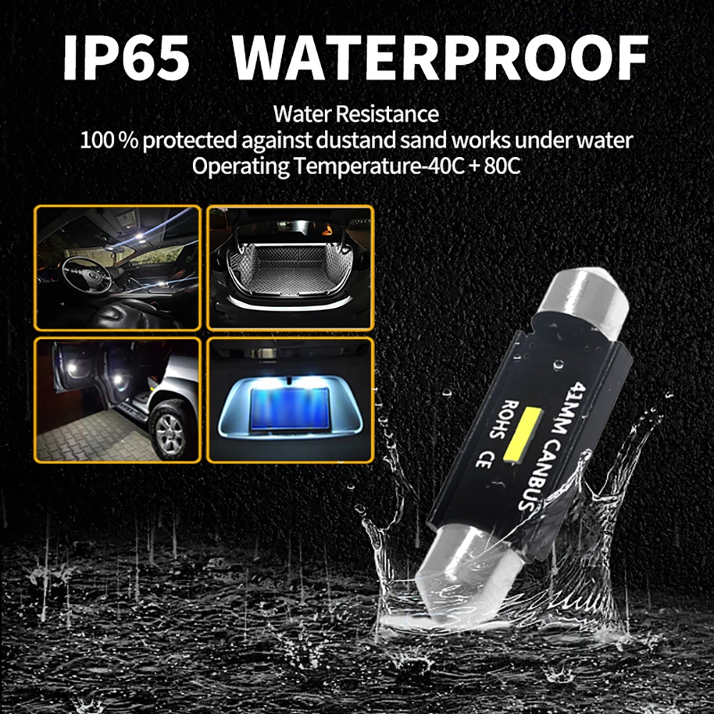 Лампа заднего света C5W 1860 31 мм 36 39 41 2 шт.