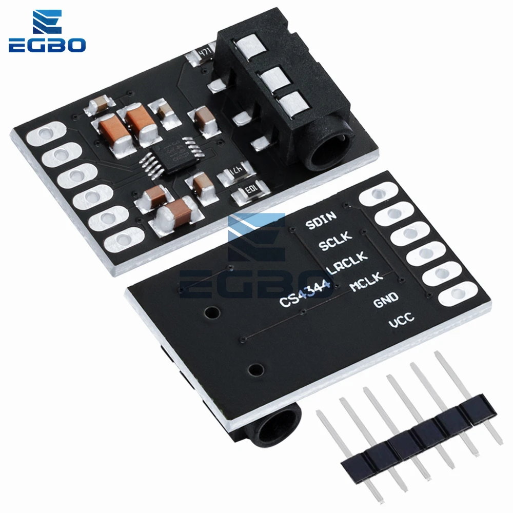 Аудиоконвертер D/A Стандартная плата модуль преобразования стереозвука CS4344 с