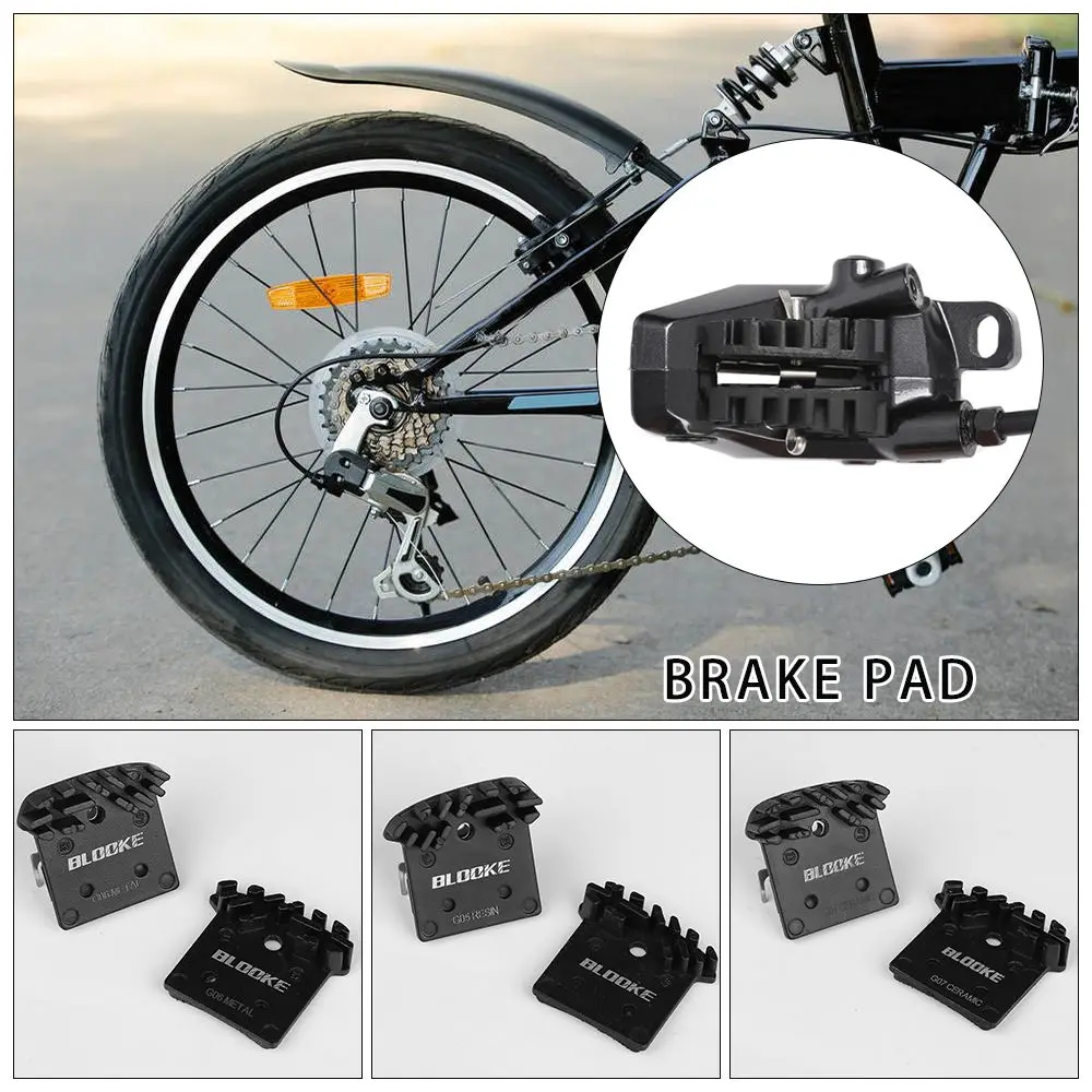 Heat Dissipation Brake Pad Bike Ceramics Resin Metal Cooling MTB J02A J03A XT SLX M785 M8000 M9000 Hydraulic Oil |