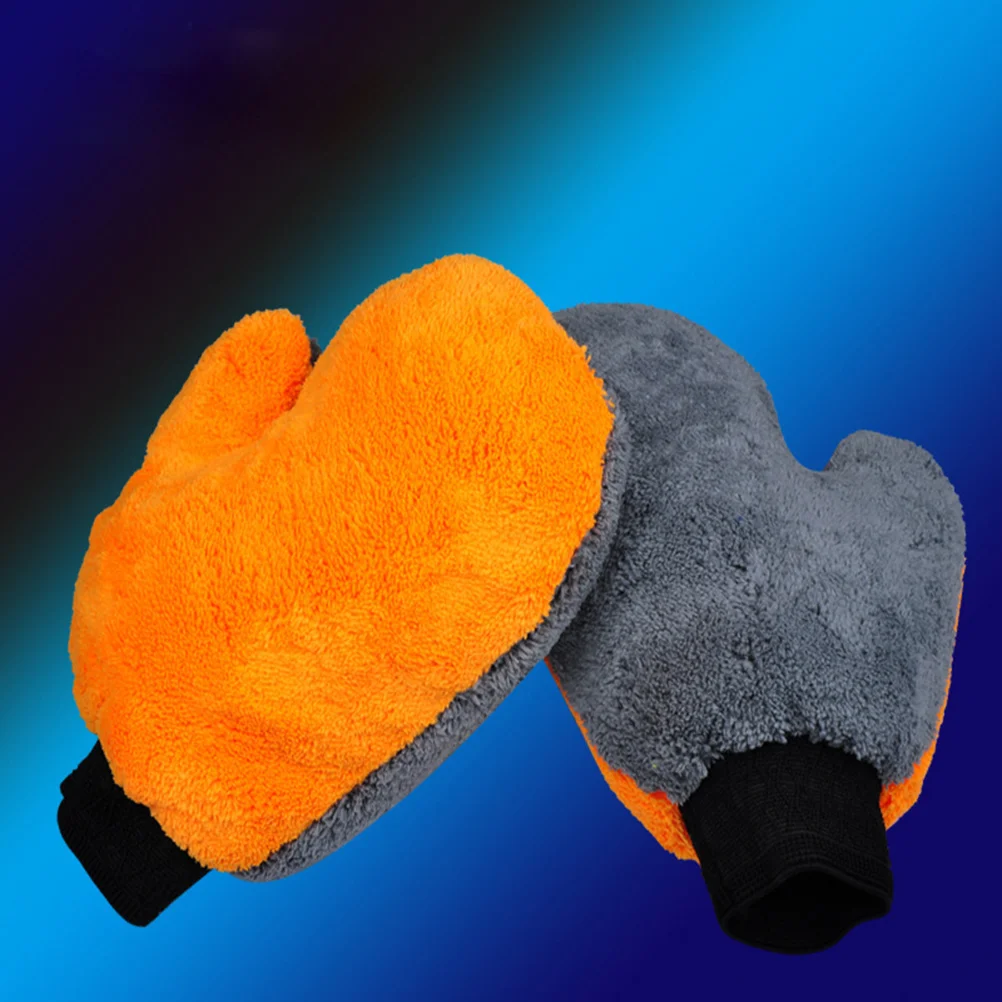 

1 PC Useful Coral Fleece Car Washing Cleaning Family Supplies for Car