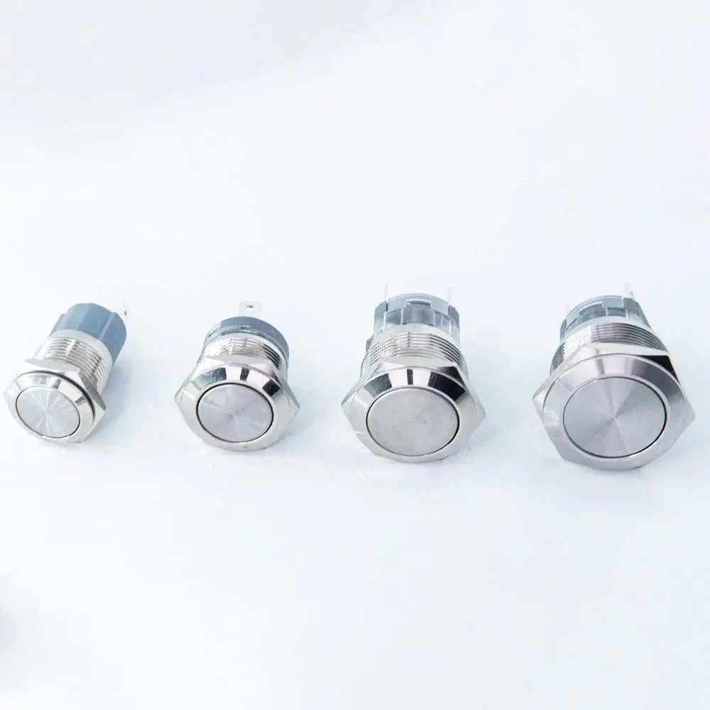 Металлический водонепроницаемый кнопочный переключатель 8 мм | AliExpress