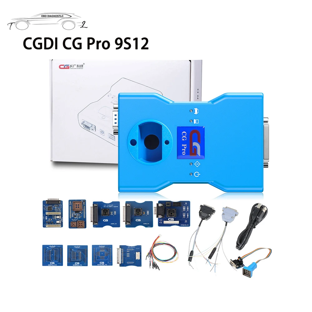 

Best CGDI CG Pro 9S12 Programmer Full Version For BMW Auto Key Programming Tool CAS4 TMS370 & DB25 Adapters CGPRO 9S12 Scanner